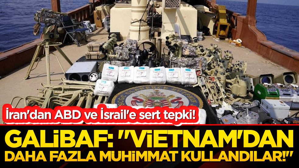 İran'dan ABD ve İsrail'e sert tepki! Galibaf: 