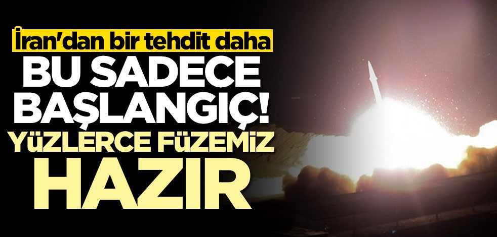 İran'dan ABD'ye bir tehdit daha: Yüzlerce füzemiz hazır