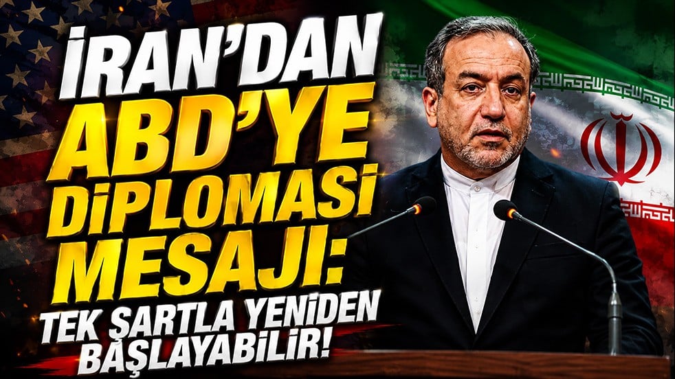 İran’dan ABD’ye diplomasi mesajı: Tek şartla yeniden başlayabilir!