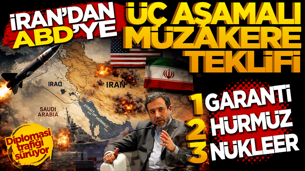 İran’dan ABD’ye üç aşamalı müzakere teklifi