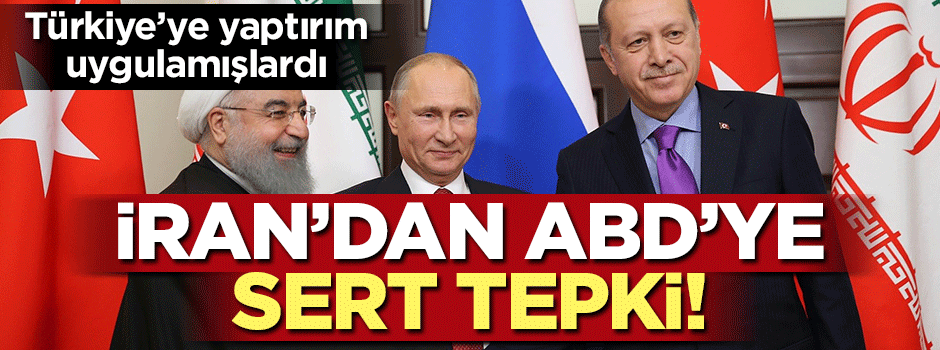 İran'dan ABD'ye yaptırım tepkisi