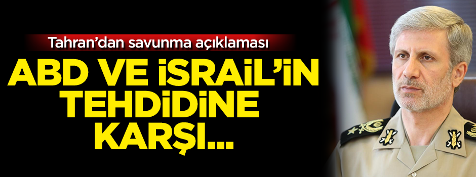İran'dan açıklama: ABD ve İsrail'in tehdidine karşı....
