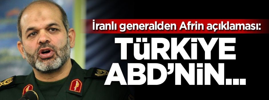 İran'dan Afrin açıklaması: Türkiye ABD'nin...