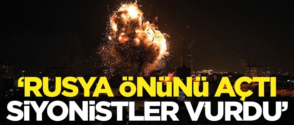 İran'dan bomba iddia: Rusya önünü açtı, Siyonistler vurdu