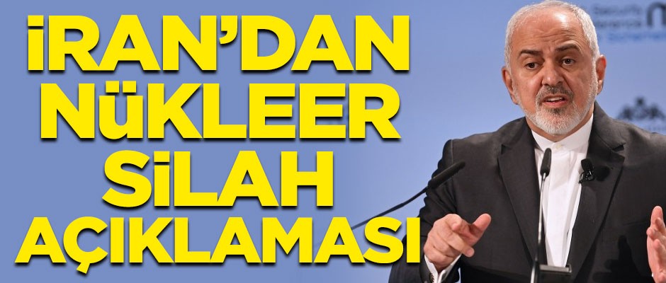 İran'dan dikkat çeken 'nükleer silah' açıklaması!