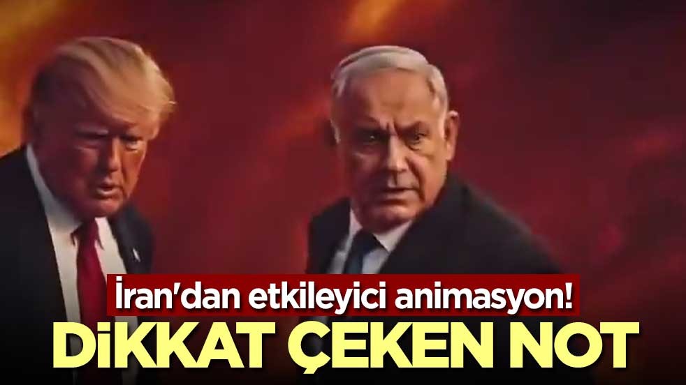 İran'dan etkileyici animasyon! Dikkat çeken not
