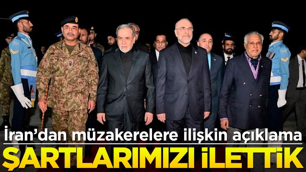 İran'dan müzakere açıklaması: Şartlarımızı sunduk