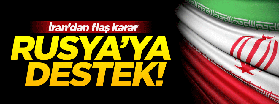 İran'dan Rusya'ya yaptırım desteği