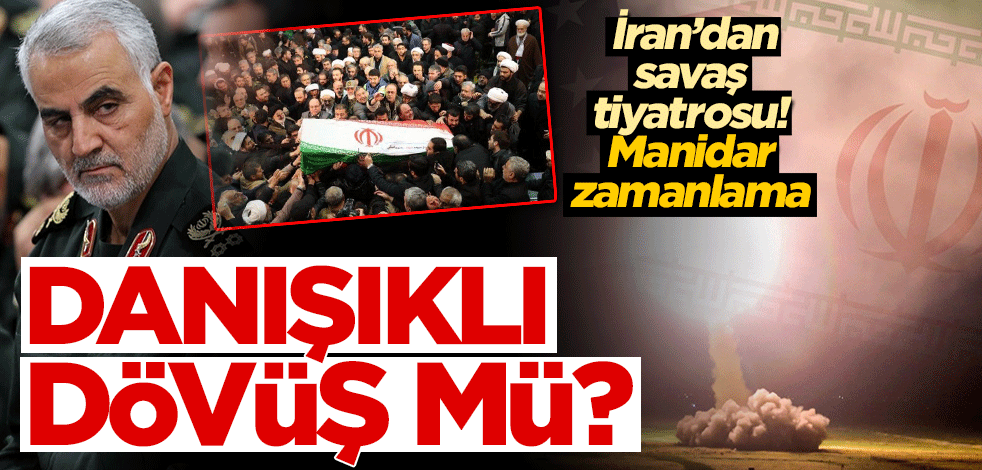 İran'dan savaş tiyatrosu! Önce ABD üslerini vurdu sonra Kasım Süleymani'yi defnetti