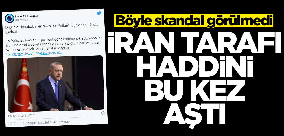 İran'dan skandal Türkiye haberi! Böyle skandal görülmedi