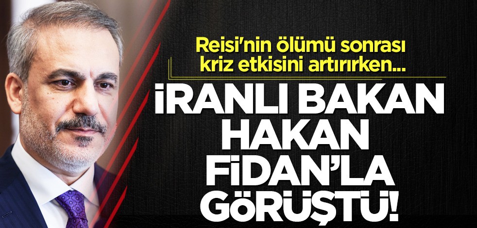 İran'dan ziyaret iptal edildi ama bu kez İran Dışişleri Bakan Vekili Bakıri, Hakan Fidan ile görüştü!