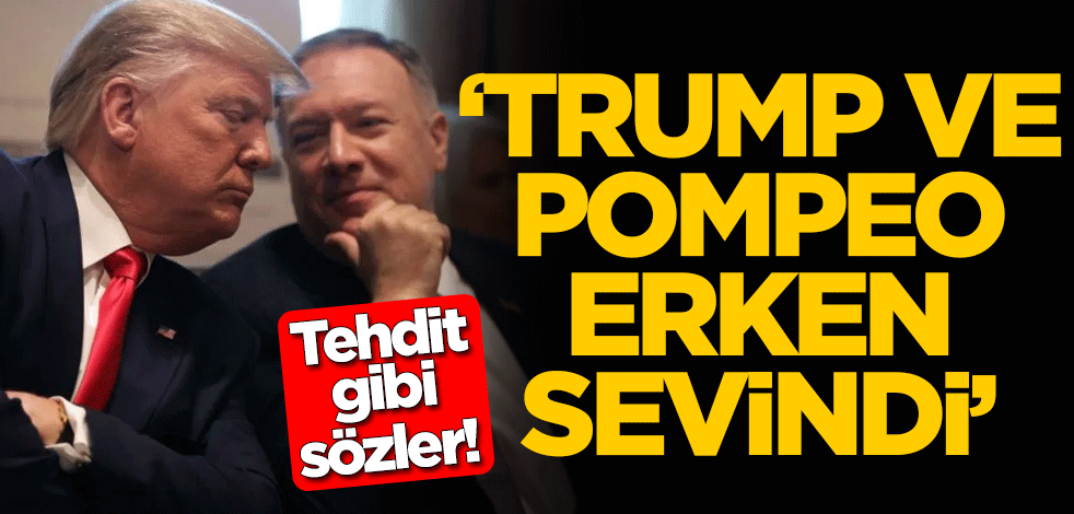 İran’ın Ankara Büyükelçisi’nden tehdit gibi sözler! "Trump ve Pompeo erken sevindi"