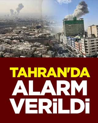 Tahran'da alarm verildi