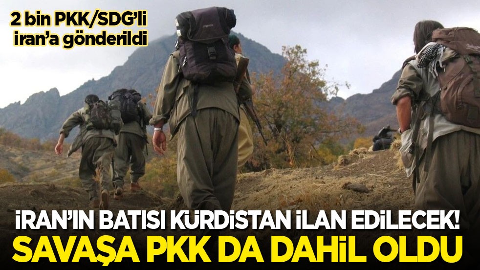 İran’ın batısı Kürdistan ilan edilecek! Savaşa PKK da dahil oldu