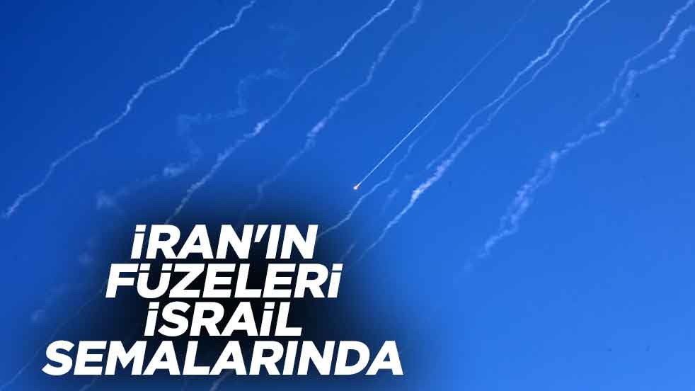 İran'ın füzeleri İsrail semalarında