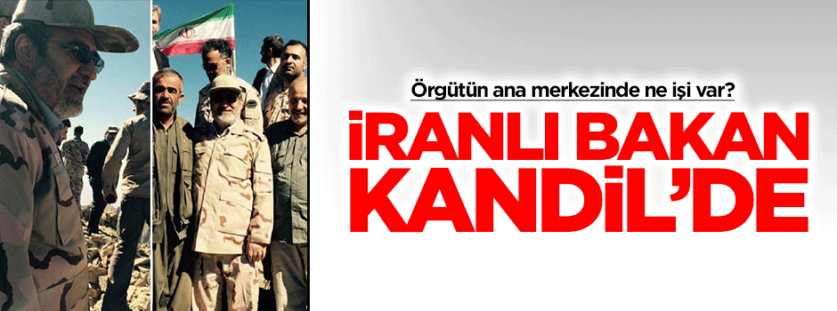 İranlı bakan asker elbisesi giyip Kandil'e çıktı