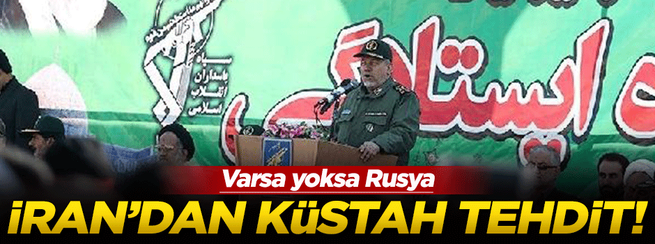 İranlı komutandan küstah tehdit!