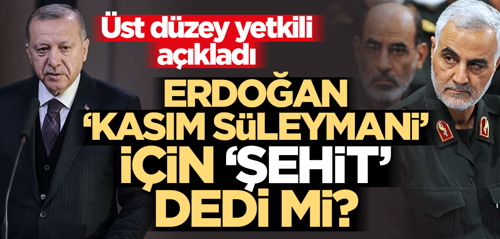 İranlılar çarpıttı! Erdoğan, Ruhani ile görüşmesinde 'Kasım Süleymani' için 'şehit' demedi