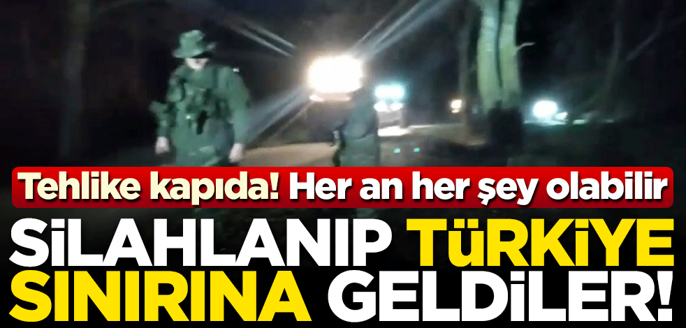 İş çığırından çıktı! Yunan ırkçılar silahlanıp Türkiye sınırına geldi