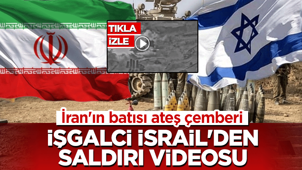 İşgalci İsrail saldırı videosunu yayınladı: İran’da yüzlerce hedefi vurduk