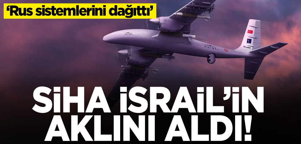 İşgalci İsrail'e Türk SİHA'sı şoku! Tarih yazıyor...