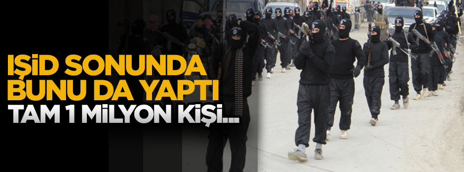 IŞİD, 1 milyon kişinin suyunu kesti