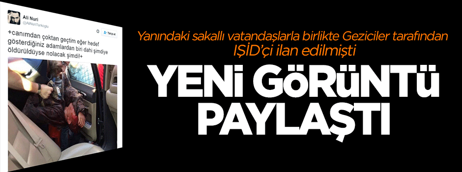 'IŞİD'çi' iftirası atılan sanatçı yeni görüntü paylaştı