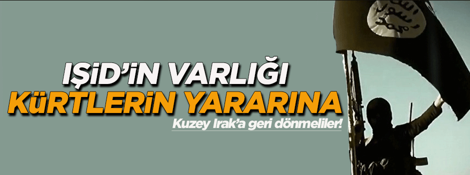 'IŞİD'in varlığı Kürtler'in yararına'