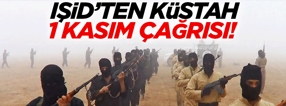 DAEŞ'ten 1 Kasım seçimleri için çağrı