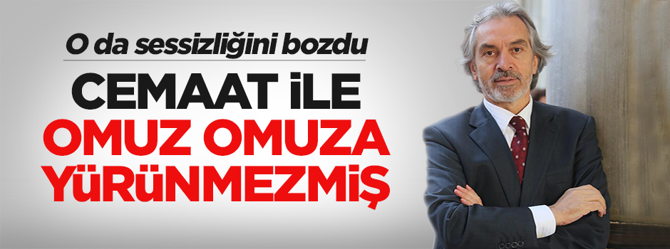 İskender Pala: Cemaatle yürünemezmiş