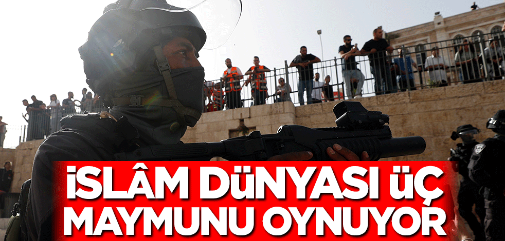 İslâm dünyası üç maymunu oynuyor