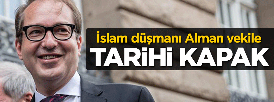 İslam düşmanı Alman vekile tarihi kapak