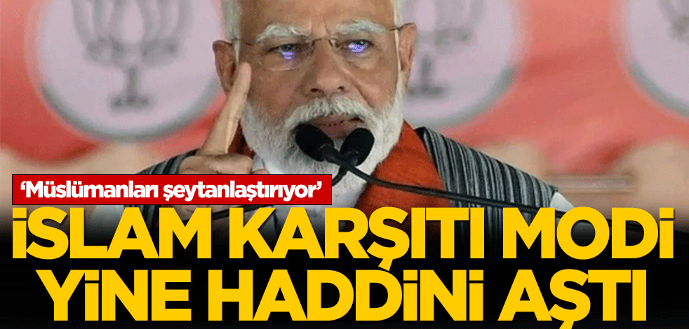 İslam karşıtı Modi haddini aştı! Müslümanlara ağır hakaret