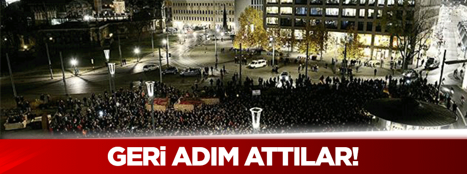 İslam karşıtı PEGİDA örgütü geri adım attı