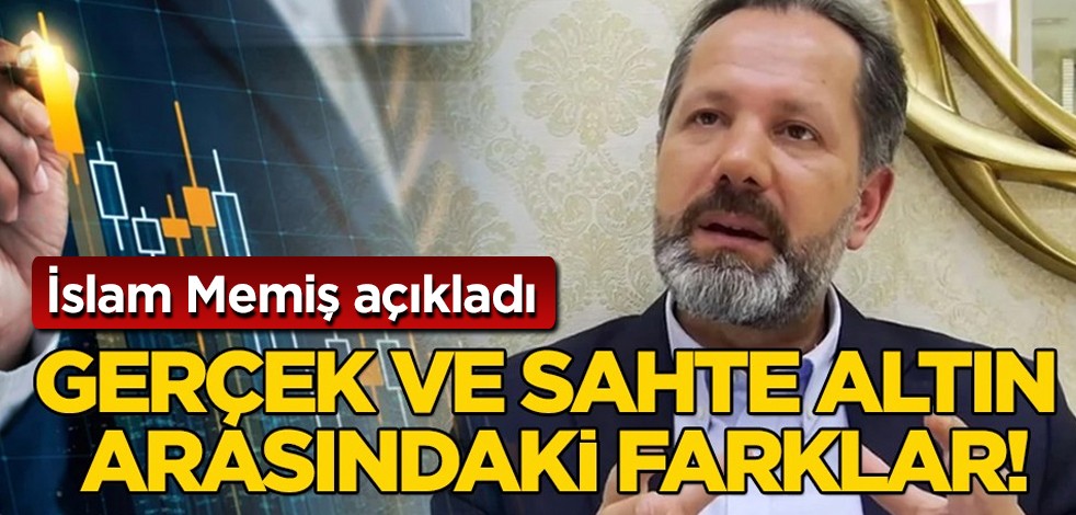 İslam Memiş'ten uyarı: Gerçek ve sahte altın arasındaki farklar! Canlı yayında 'altın' testi! Altın sahipleri hazır olsun!