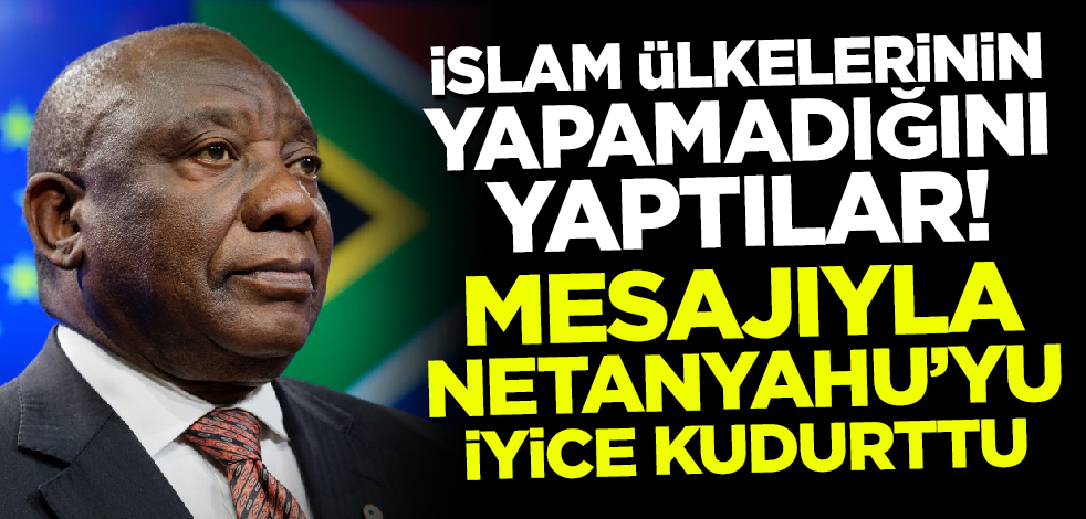 İslam ülkelerinin yapamadığını yaptılar! İsrail'i kudurtan açıklama