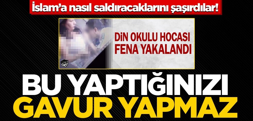 İslam’a nasıl saldıracaklarını şaşırdılar! Bu yaptığınızı gavur yapmaz