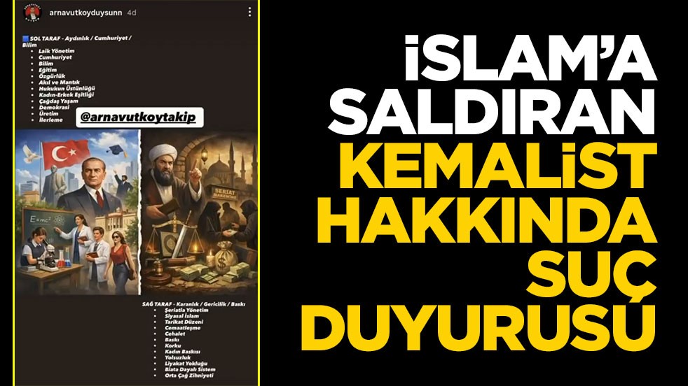 İslam'a saldıran muhteris hakkında suç duyurusu