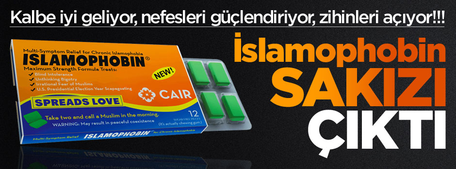 Islamophobin sakız reklamı kampanyası!