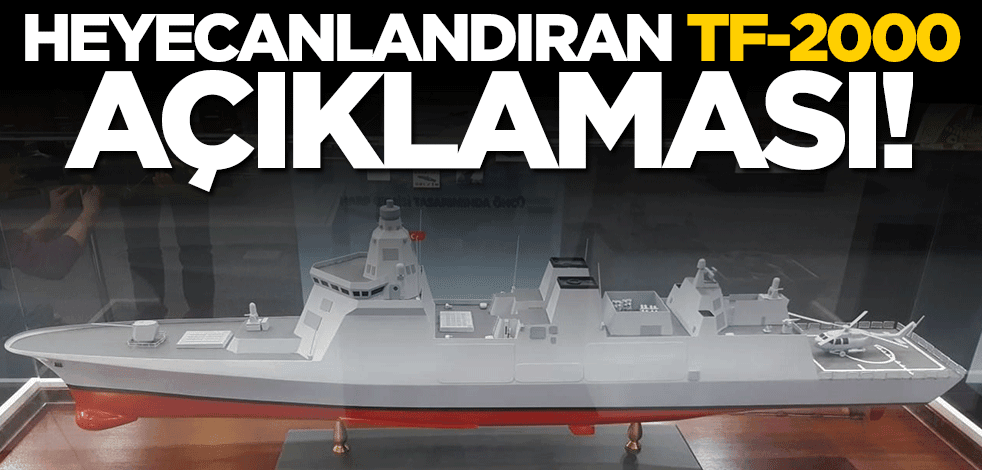 İsmail Demir'den heyecanlandıran "TF-2000" açıklaması