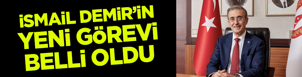 İsmail Demir'in yeni görevi belli oldu