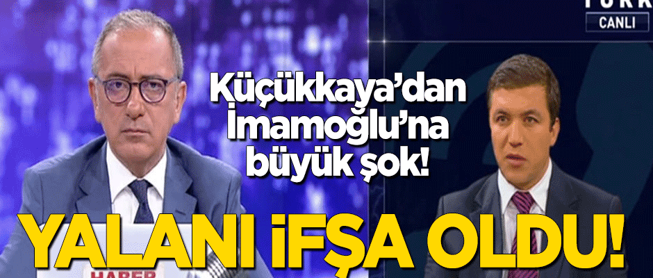 İsmail Küçükkaya'dan İmamoğlu'na büyük şok! Yalanı ifşa oldu