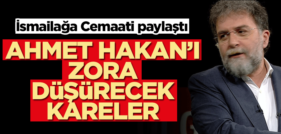 İsmailağa Cemaati paylaştı! Ahmet Hakan'ı zora düşürecek kareler