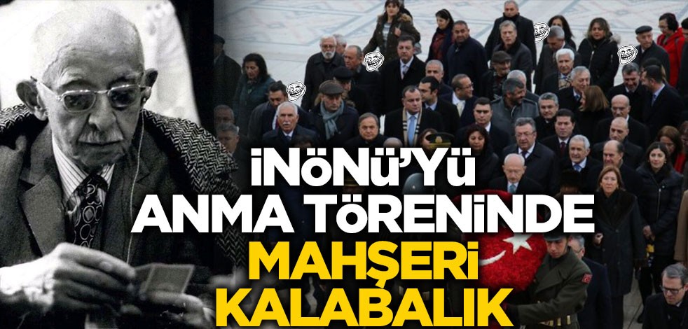 İsmet İnönü'yü anma törenine bir avuç CHP'li katıldı