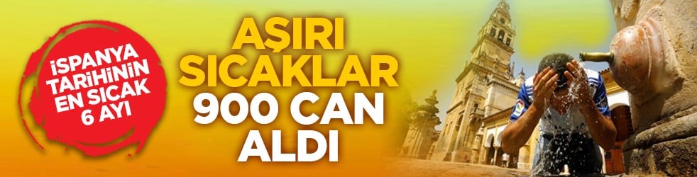 İspanya tarihinin en sıcak 6 ayı: Aşırı sıcaklar 900 can aldı