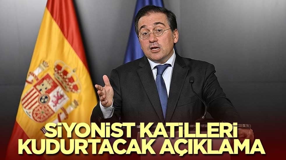 İspanya'dan Siyonist katilleri kudurtacak açıklama