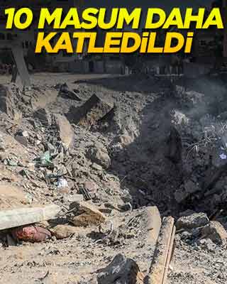 İsrail 10 Filistinliyi daha katletti!