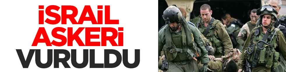 İsrail askeri vuruldu