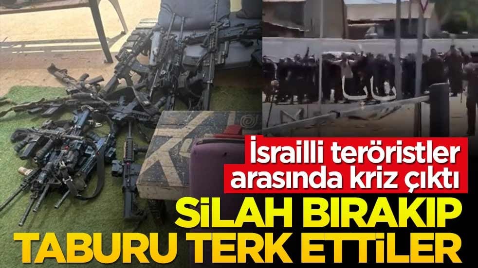 İsrail askerleri isyan etti! Silah bırakıp taburu terk ettiler