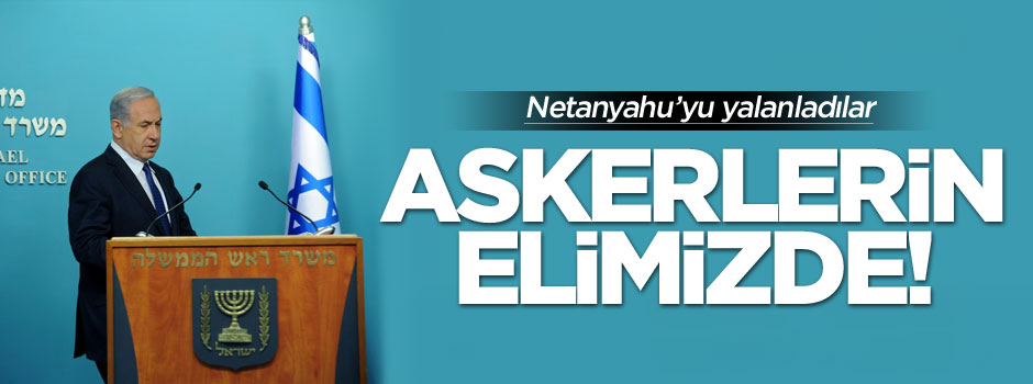 İsrail askerleri Kassam Tugayları'nın elinde